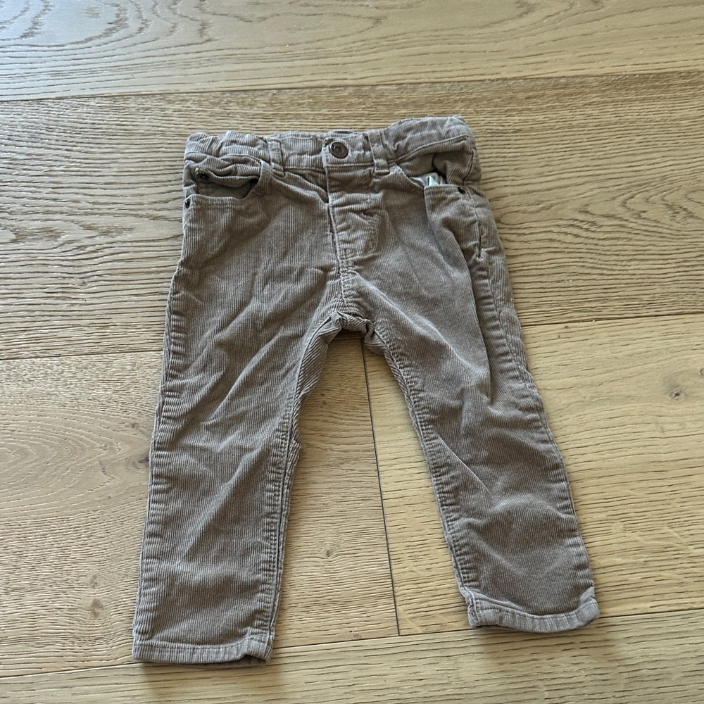 Zara Kids Tan Corduroy Pants 18/24m